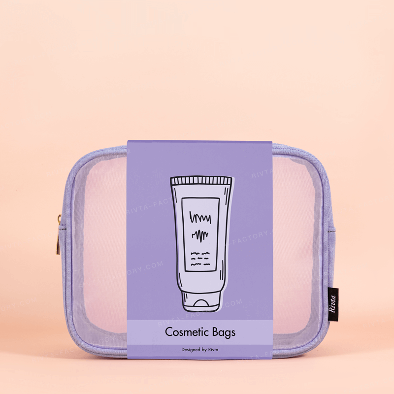 Transparent Cosmetic Bag Made Of Bamboo Fiber - CBT251