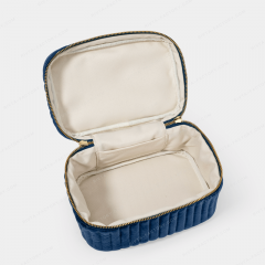 Quilted Makeup Case RPET Velvet - CBR318