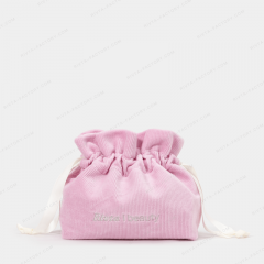 Corduroy Drawstring Bags Made Of 100% Recycled Material - CBR321